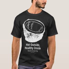 Camiseta Hot Outside Healthy Dentro Dark