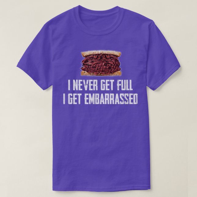 Camiseta Hot Pastrami Eat Full Stomach X Large Portion Dogg (Frente do Design)