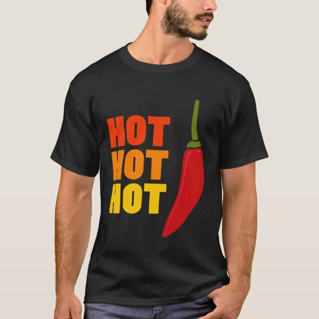 Camiseta Hot Pepper Red Jalapeno Spicy (Frente)