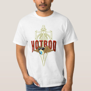 Camiseta Hot rod do globo ocular do vôo