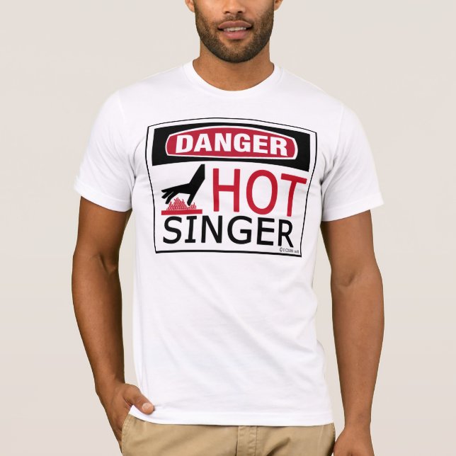 Camiseta Hot Singer (Frente)