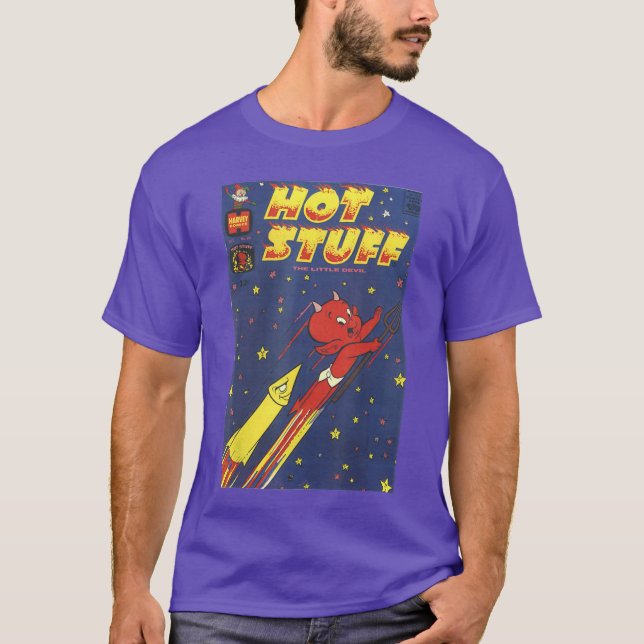 Camiseta Hot Stuff Stary Comic Cover funny (Frente)