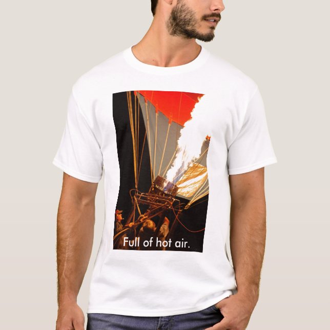 Camiseta hotair, cheio do ar quente (Frente)