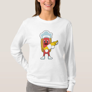 Camiseta Hotdog com mostarda