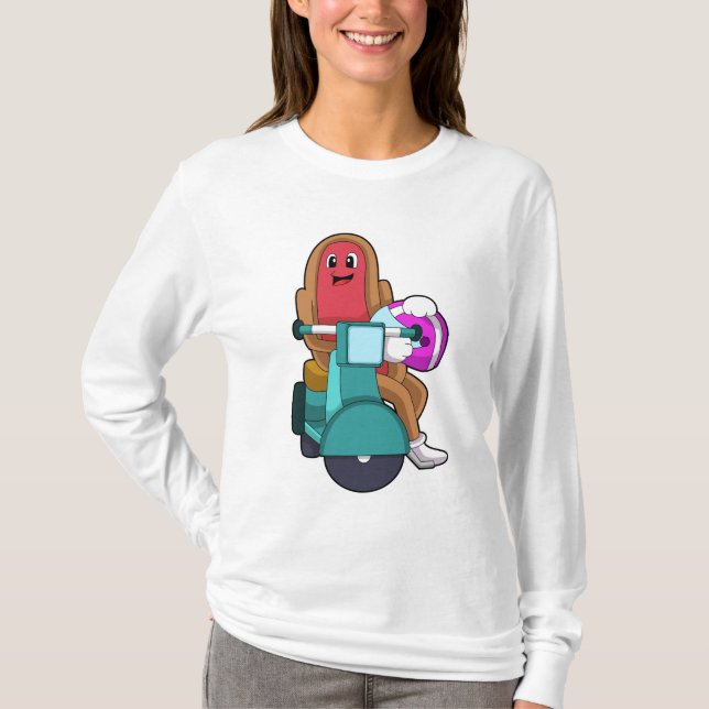 Camiseta Hotdog como Biker com Patinete.PNG (Frente)
