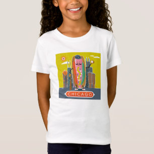 Camiseta Hotdog do Estilo Chicago