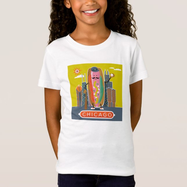 Camiseta Hotdog do Estilo Chicago (Frente)