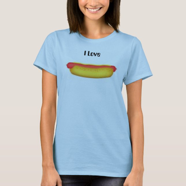 Camiseta Hotdog, eu amo (Frente)