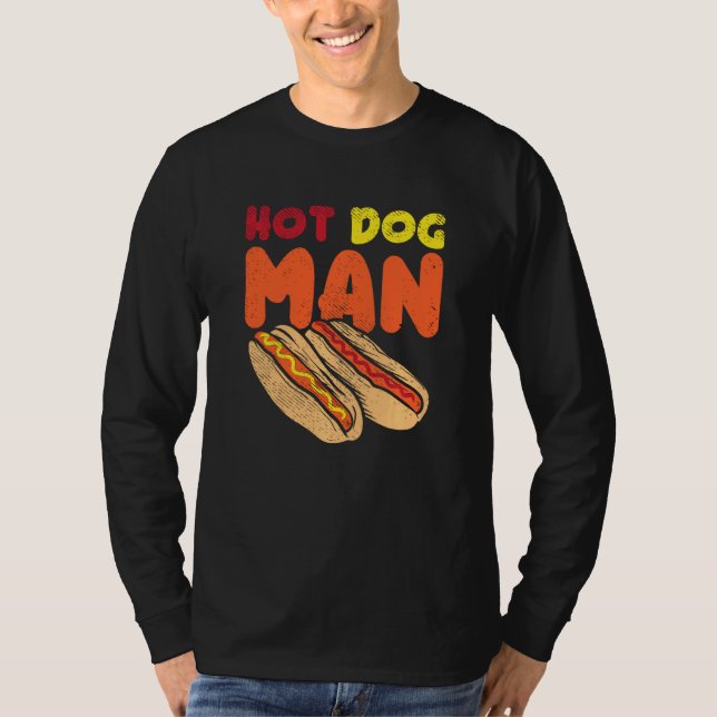 Camiseta Hotdog Hotdog Hotdog Homem Hotdog Comida Truck (Frente)