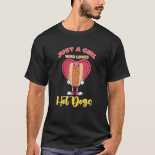 Camiseta Hotdog Lover Girls Foodie Women Franks Sausage Hea