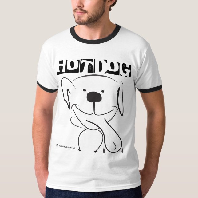 Camiseta HotDog - Magro-Cão-c (Frente)