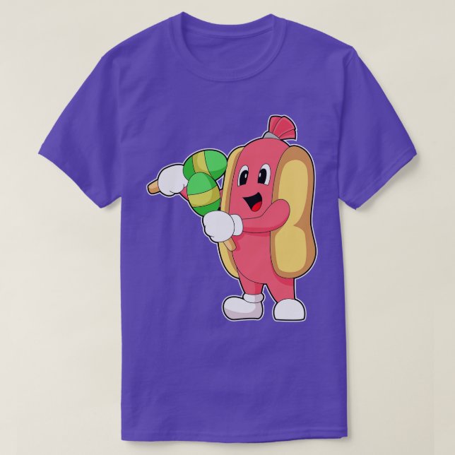 Camiseta Hotdog Rattle Music (Frente do Design)
