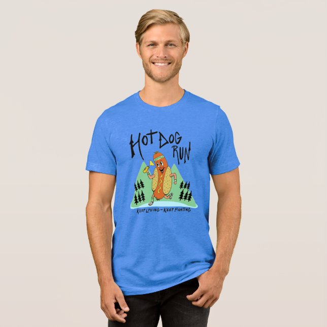 Camiseta hotdog run (Frente Completa)