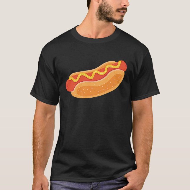 Camiseta Hotdog Sandwich Funny Hotdog Lovers Graphic (Frente)