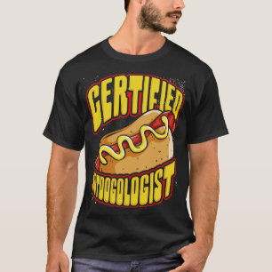 Camiseta Hotdogologista certificado Hot Dog Hotdog Sausado