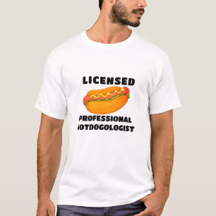 Camiseta Hotdogologista - Engraçada Teia de Design