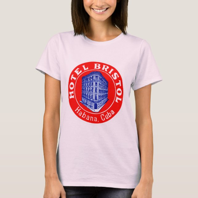 Camiseta Hotel 1930 Bristol Cuba (Frente)