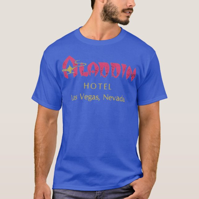 Camiseta Hotel Aladdin - Vintage Las Vegas (Frente)