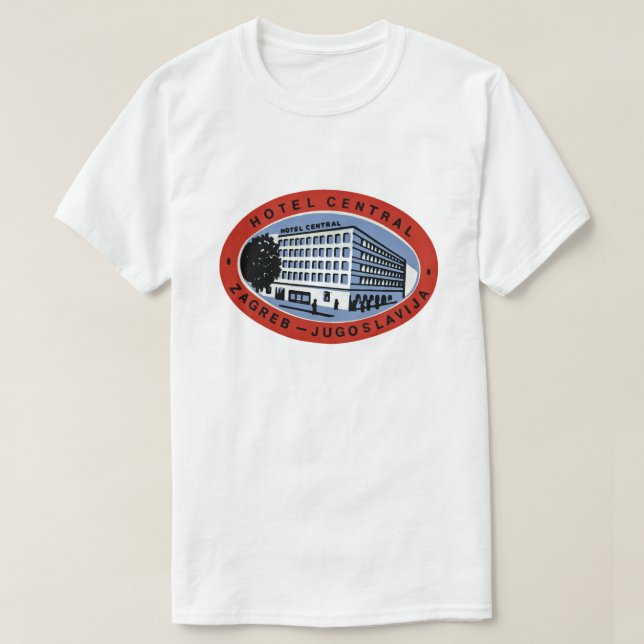 Camiseta Hotel Central Zagreb (Frente do Design)