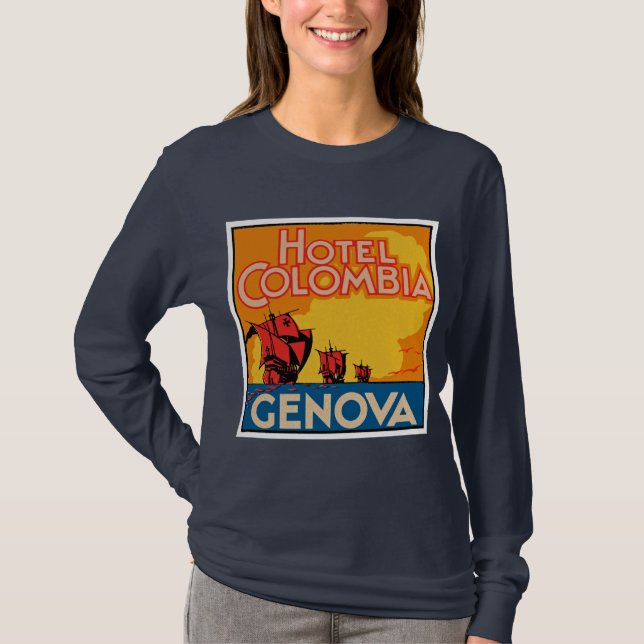 Camiseta Hotel Colombia Genova (Frente)