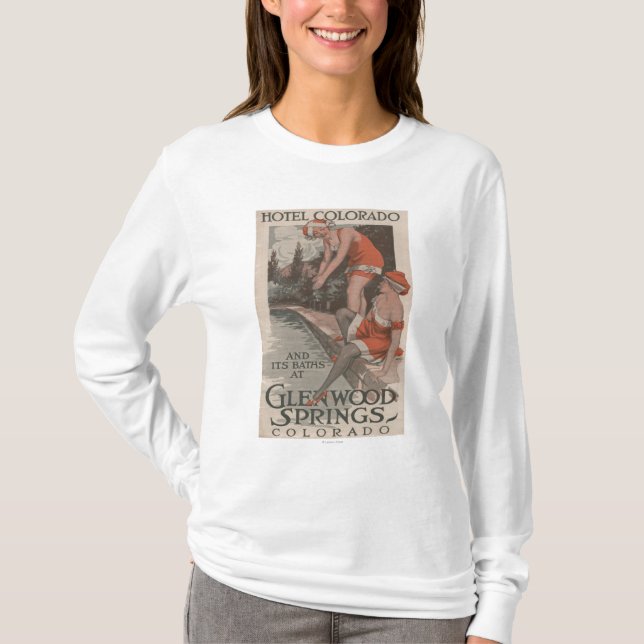 Camiseta Hotel Colorado & poster dos banhos (Frente)