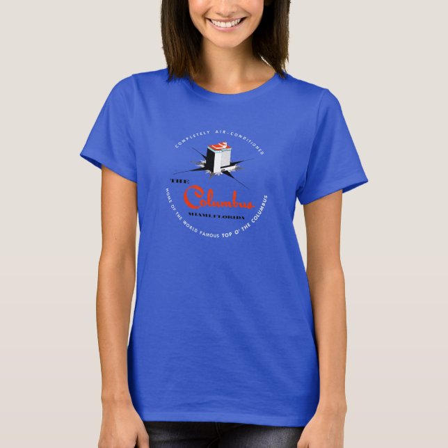 Camiseta Hotel Columbus Miami Florida (Frente)