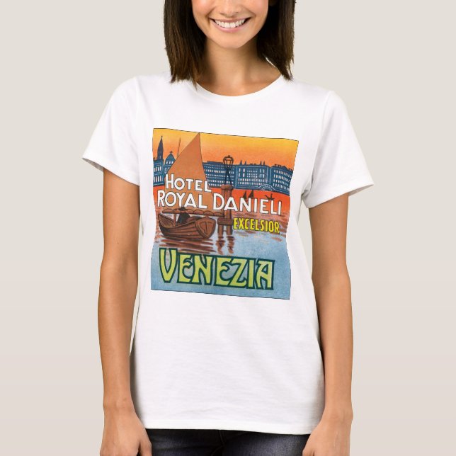 Camiseta Hotel Danieli real de Venezia (Frente)