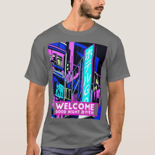 Camiseta Hotel de Rua da Cidade Ultraun, no Japão