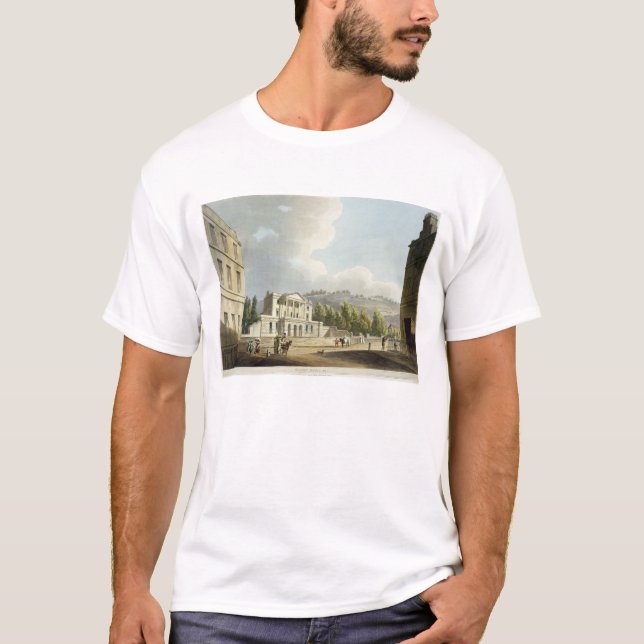 Camiseta Hotel de Sydney, 'do banho ilustrado por uma série (Frente)