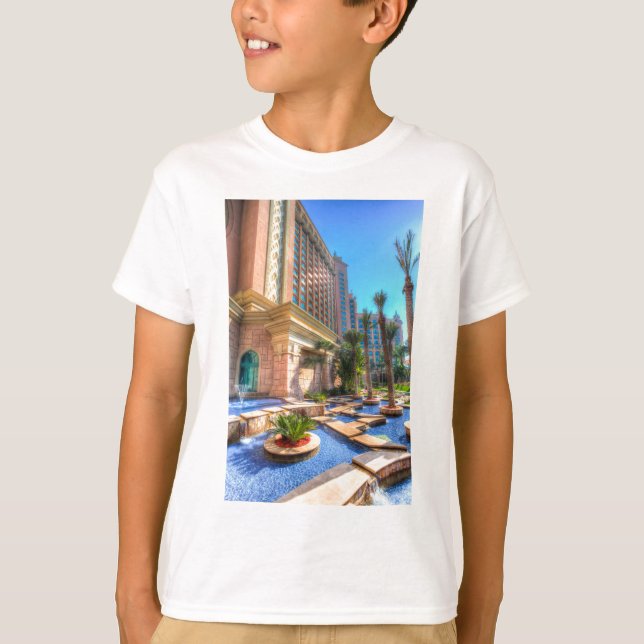 Camiseta Hotel Dubai da palma de Atlantis (Frente)