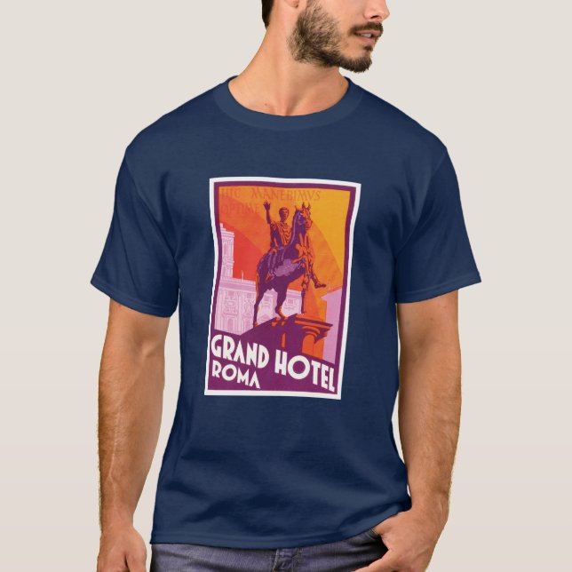 Camiseta Hotel grande Roma (Frente)