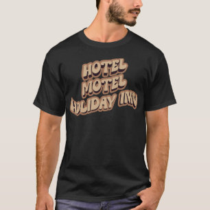 Camiseta Hotel Motel Holiday Inn Brown Vintage