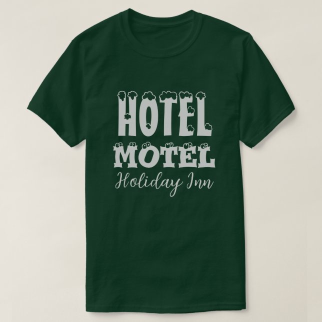 Camiseta Hotel Motel Inn. Gangue de Sugarhill. Rappers (Frente do Design)