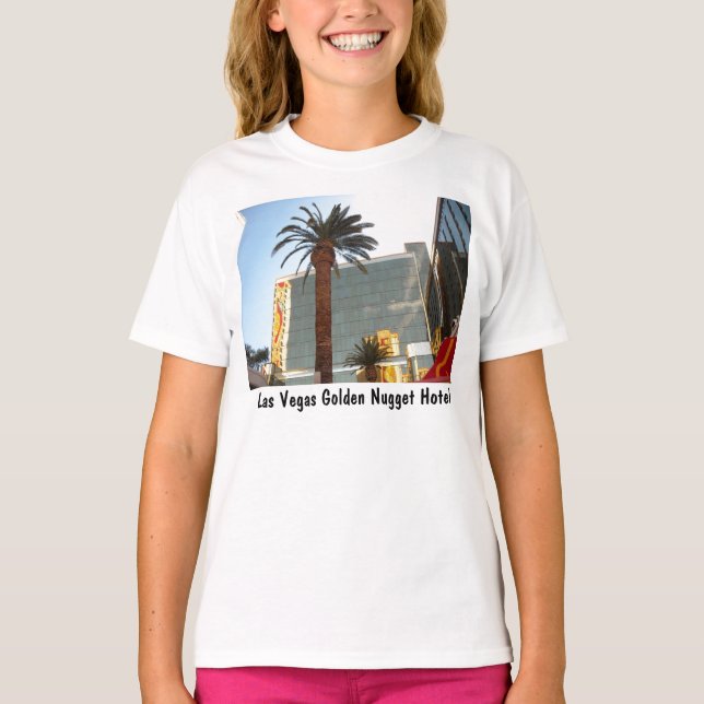 Camiseta Hotel Nugget Ouro Las Vegas (Frente)