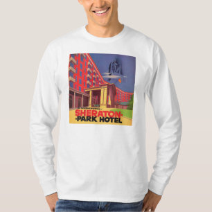 Camiseta Hotel Sheraton Park dos anos 50 - Washington, DC e
