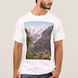 Camiseta Hotel suíço nos Alpes (1900)