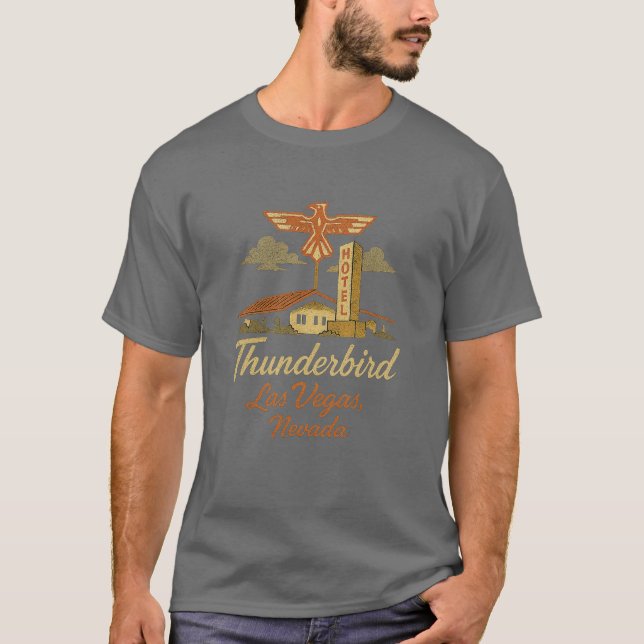 Camiseta Hotel Thunderbird em Las Vegas, Nevada (Frente)