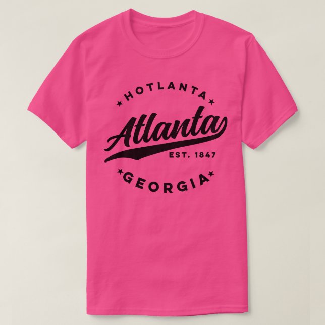 Camiseta Hotlanta Atlanta Georgia 1847 Vintage Athletic (Frente do Design)