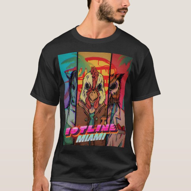 Camiseta Hotline Miami (Frente)