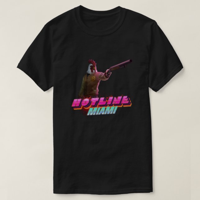 Camiseta Hotline Miami - Jaqueta  (Frente do Design)