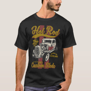 Camiseta Hotrod Cleveland Ohio Nostalgia Automotiva