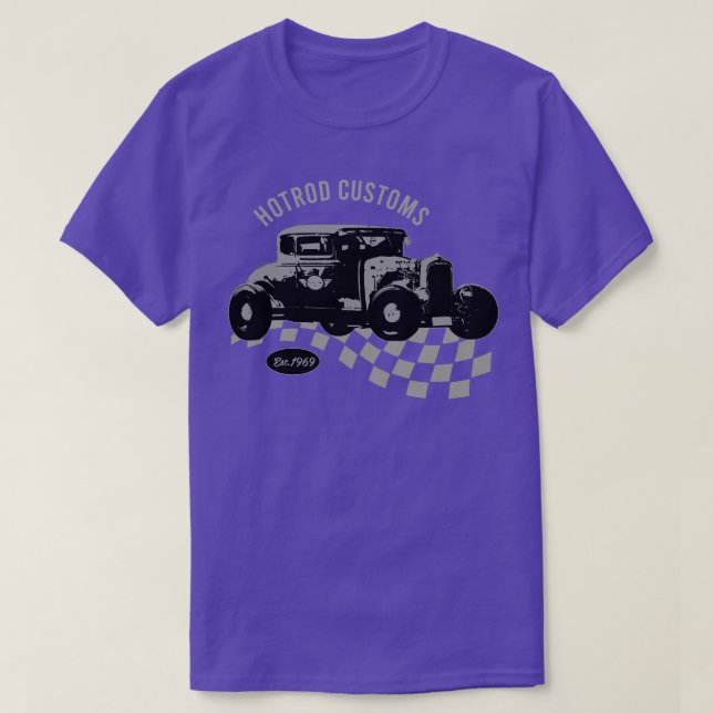 Camiseta Hotrod Customs (Frente do Design)