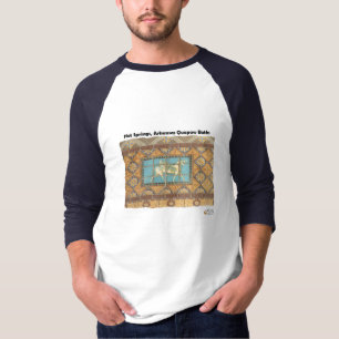 Camiseta HotSprings, AR Quapaw Dome Telhas II Presentes Rou