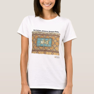 Camiseta HotSprings, AR Quapaw Dome Telhas II Presentes Rou