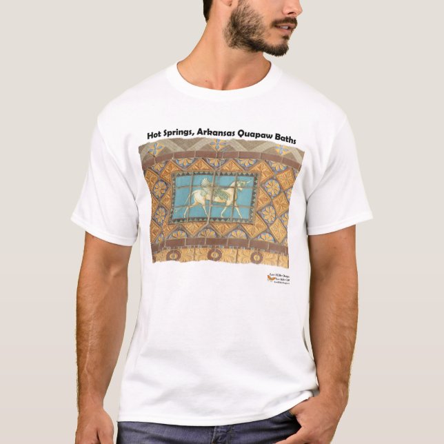 Camiseta HotSprings, Roupa de presentes de Azulejos de Dome (Frente)
