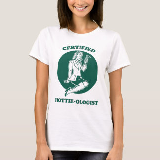Camiseta Hottie-ologist certificado
