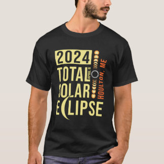 Camiseta Houlton Maine Total Eclipse Solar abril 8 2024