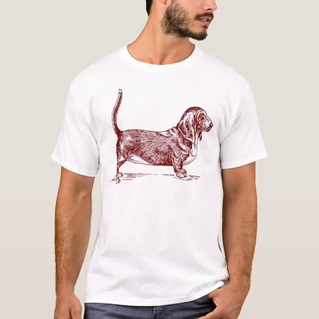 Camiseta Hound Basset (Frente)