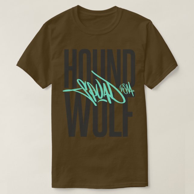 Camiseta Hound Wolf Squad (Frente do Design)