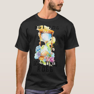 Camiseta Hourglass Que O Bom Tempo Role Hippie Floral Co
